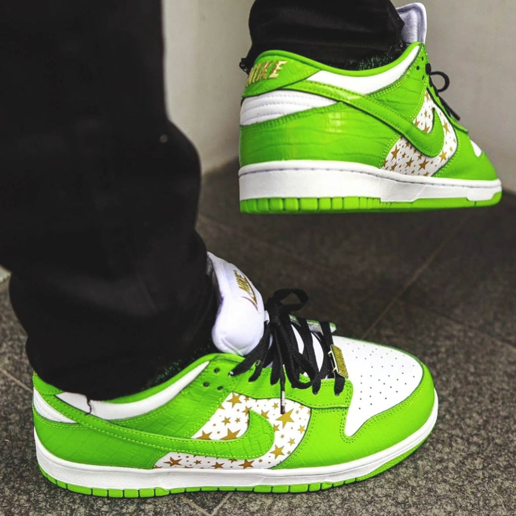 Supreme x Nike Dunk Low OG SB QS 'Mean Green' — Kick Game