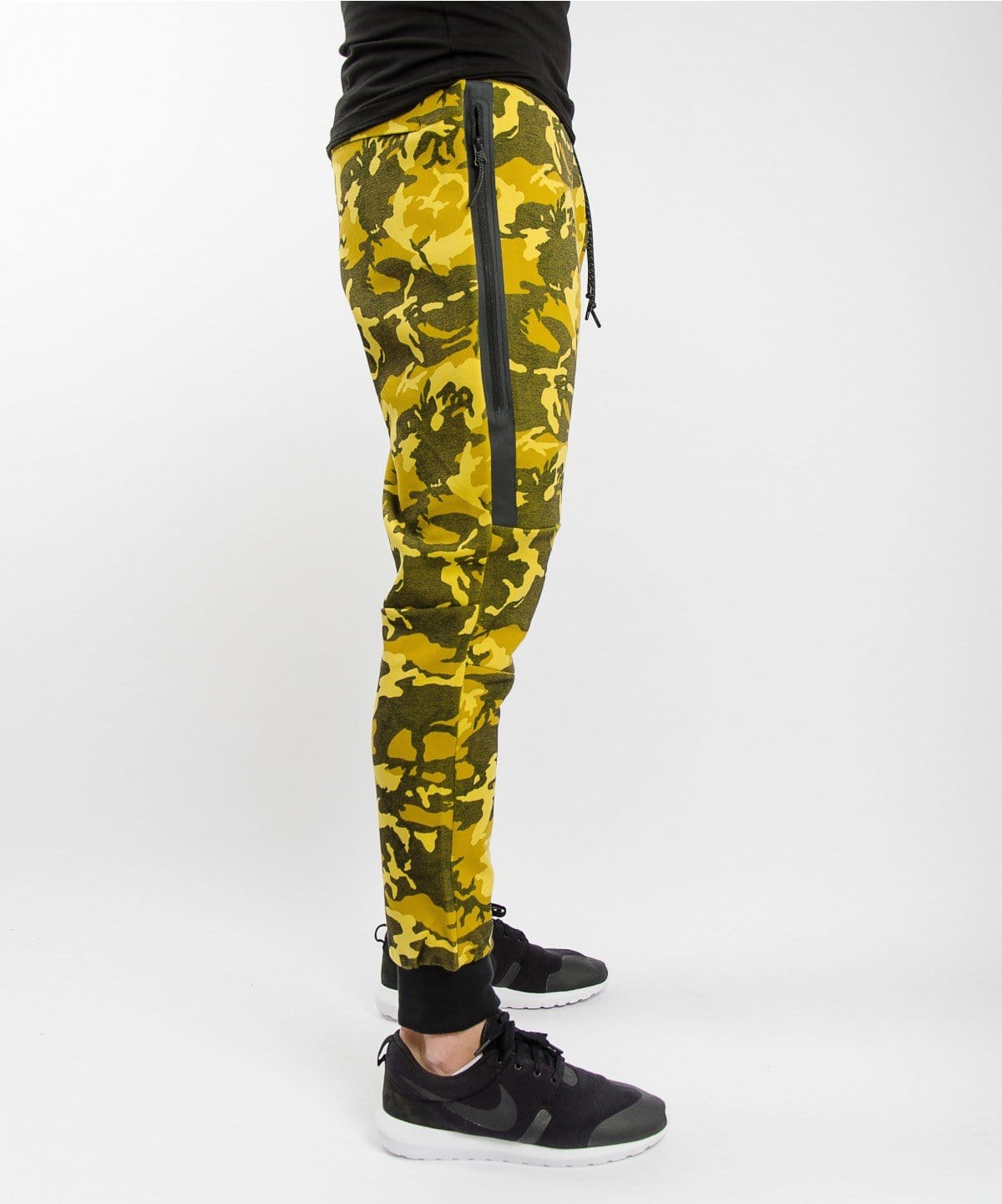 Nike Tech Fleece Pants Camo Yellow - Kick Game