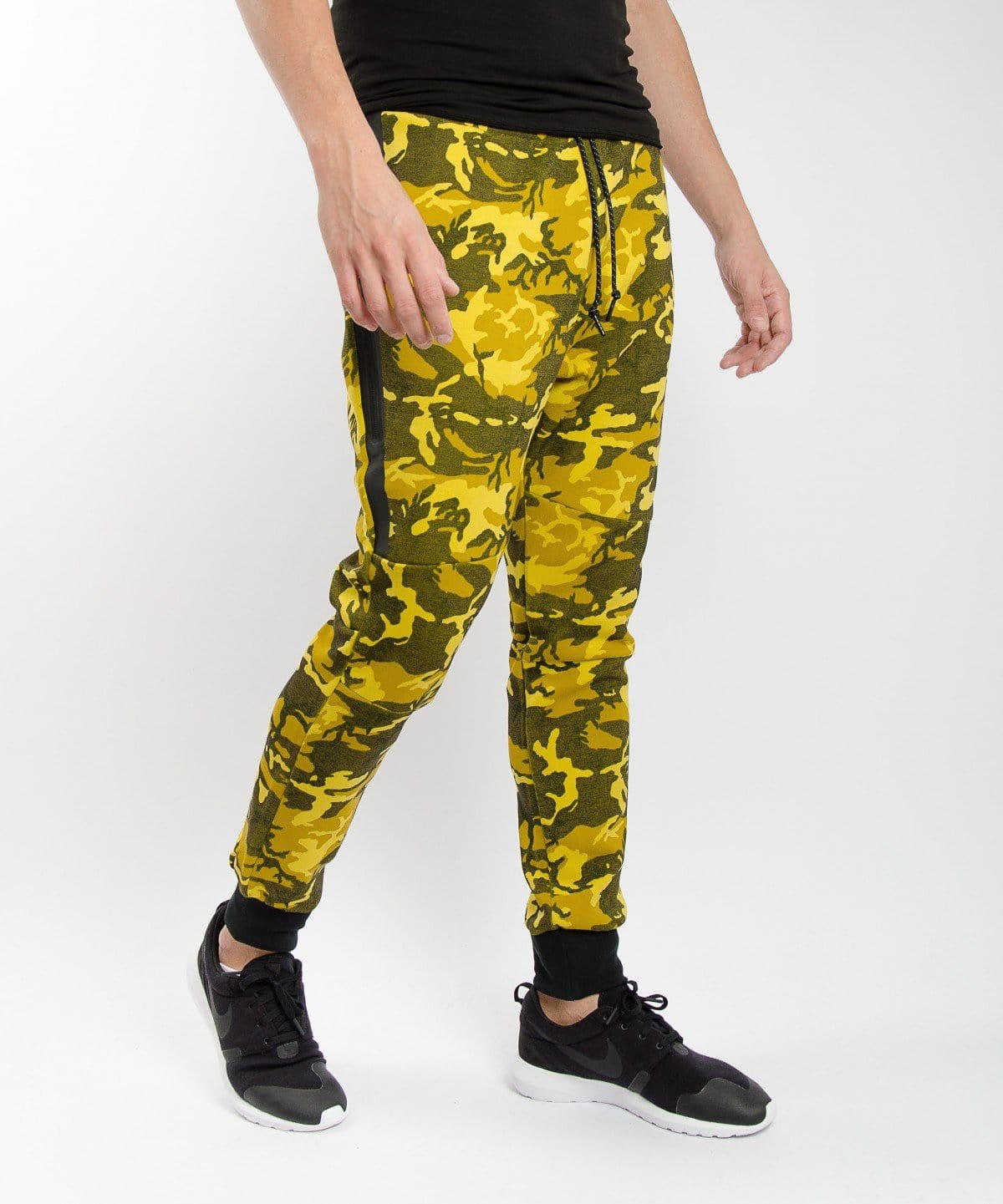 Nike Tech Fleece Pants Camo Yellow - Kick Game