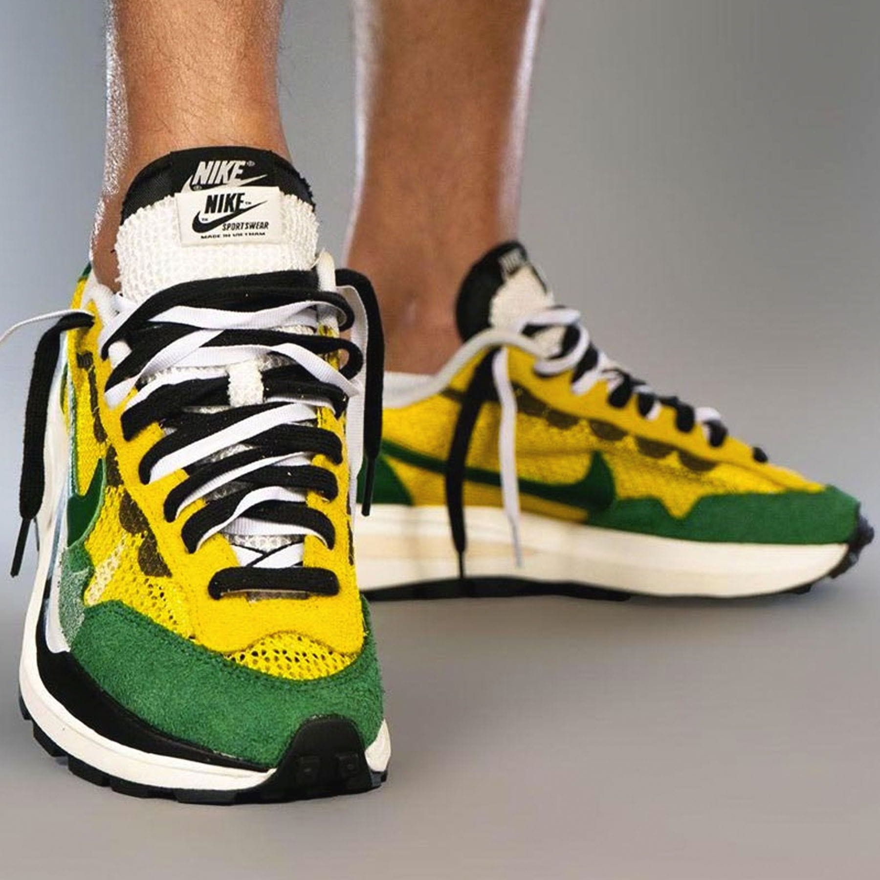 Sacai x Nike VaporWaffle 'Tour Yellow' — Kick Game