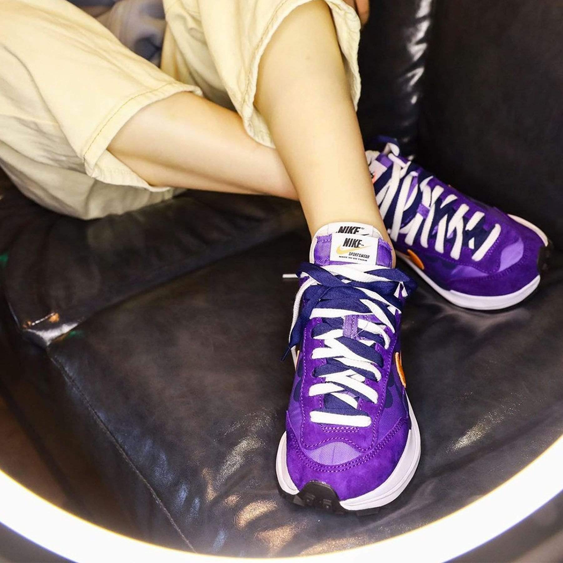 sacai x Nike VaporWaffle 'Dark Iris' - Kick Game