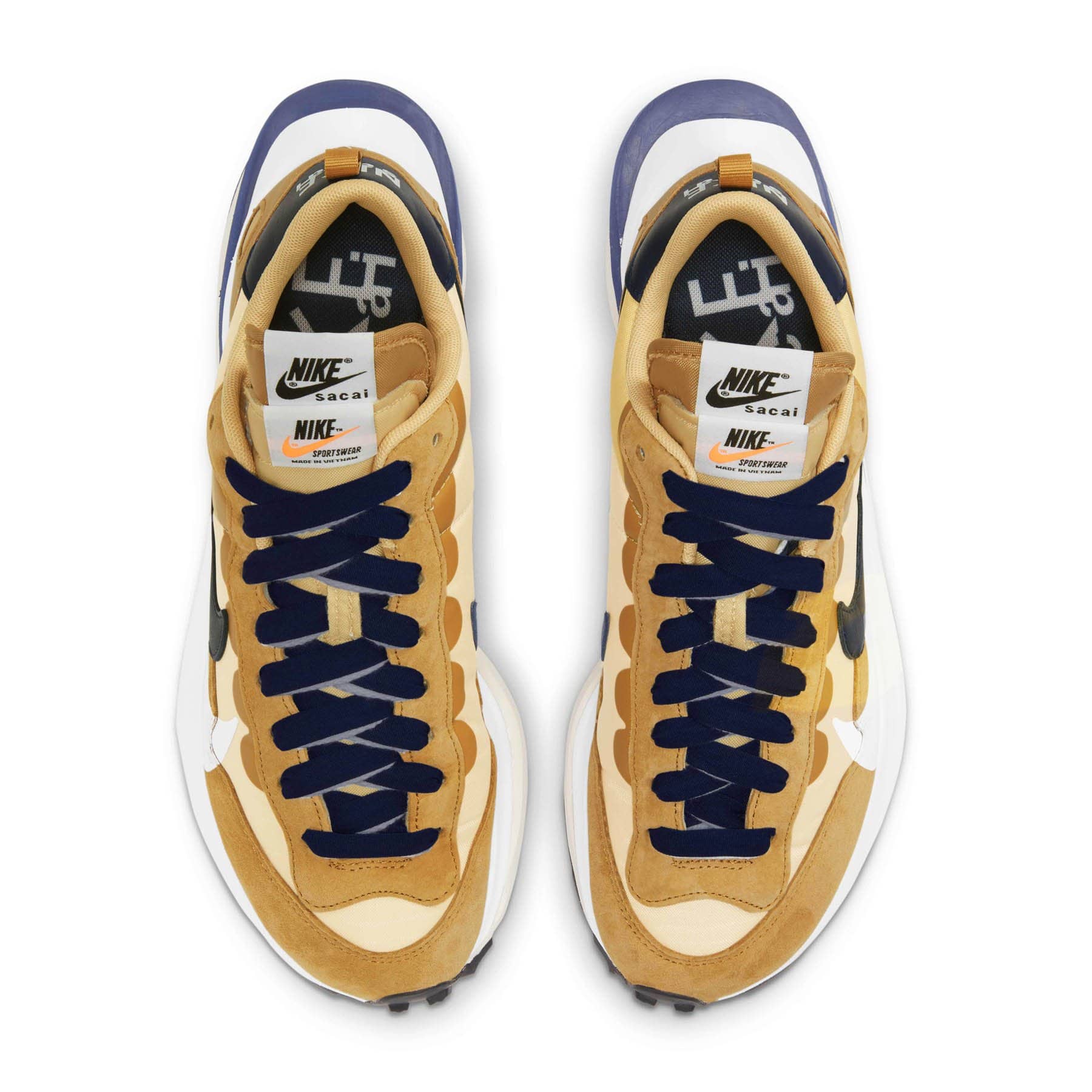 sacai x Nike VaporWaffle 'Sesame Blue Void' - Kick Game