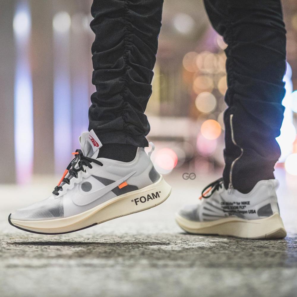 Nike zoom fly off white white Clearance