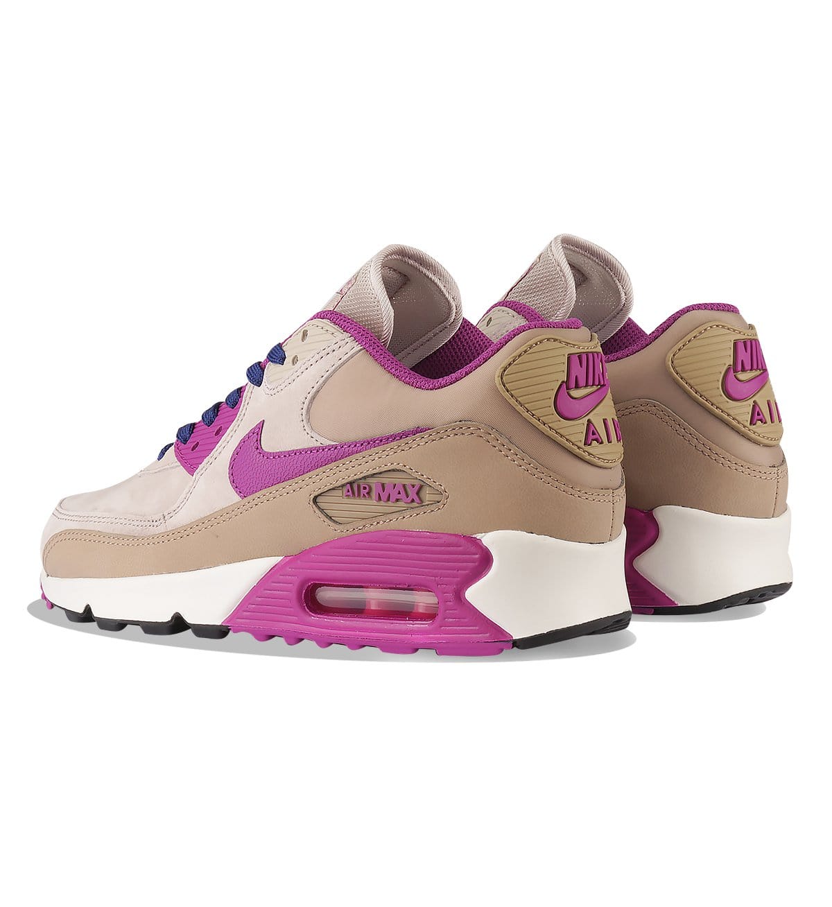 Nike WMNS Air Max 90 LTR Desert Cream - Purple Dusk - Kick Game