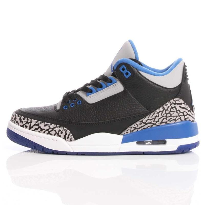 Nike Air Jordan III Retro Black-Sport Blue - Kick Game