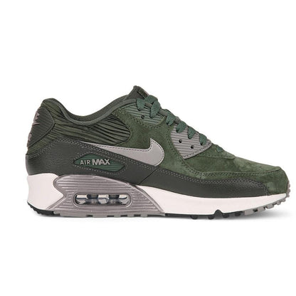Nike Air Max 90 Carbon Green Leather Trainers - Kick Game