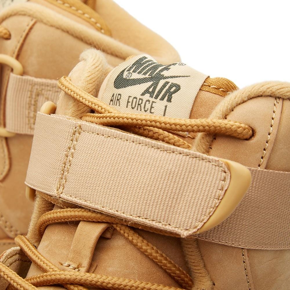 NIKE AIR FORCE 1 HIGH '07 LV8 Flax & Outdoor Green - Kick Game