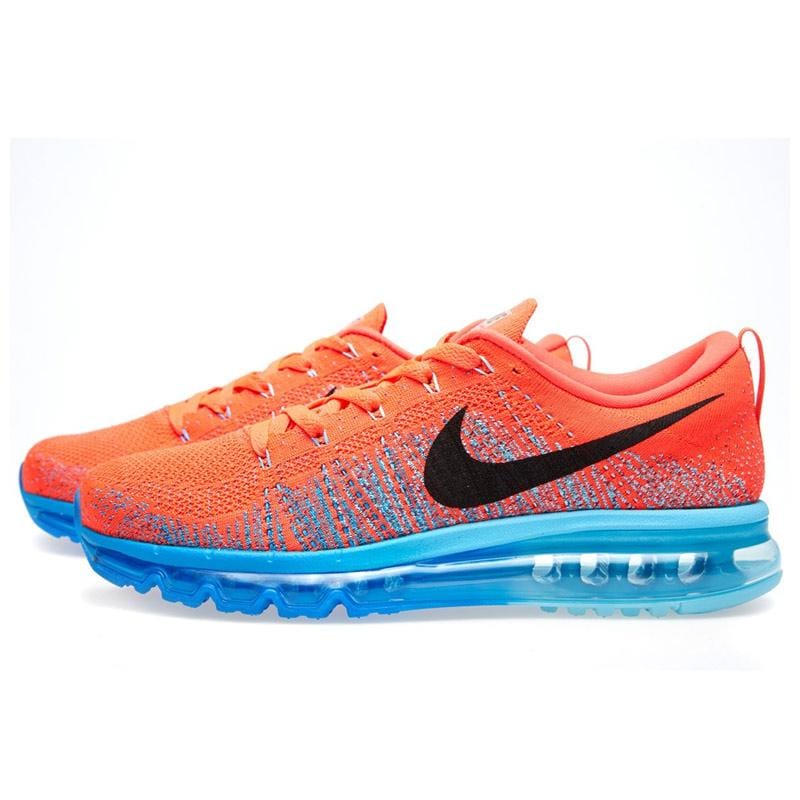 Nike Flyknit Max Bright Crimson, Black & Blue - Kick Game
