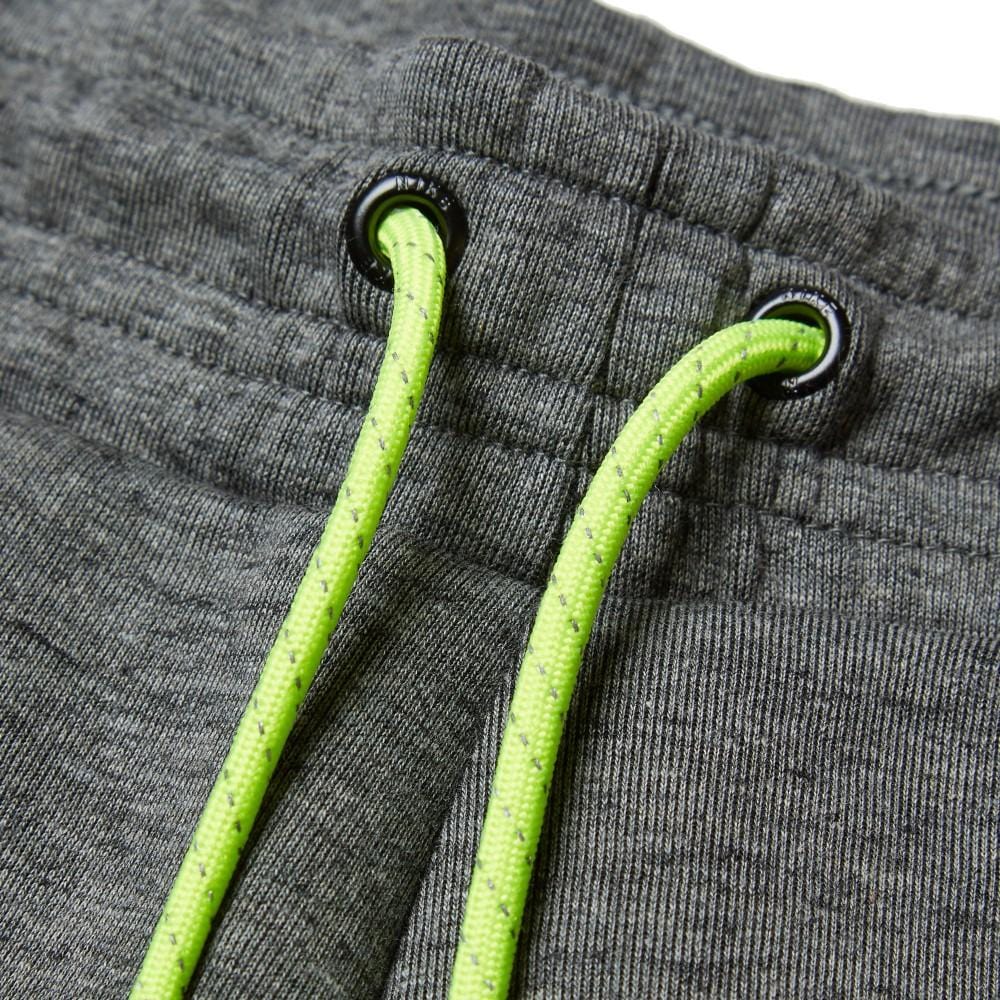 NIKE TECH FLEECE PANTS Tumbled Grey & Volt - Kick Game