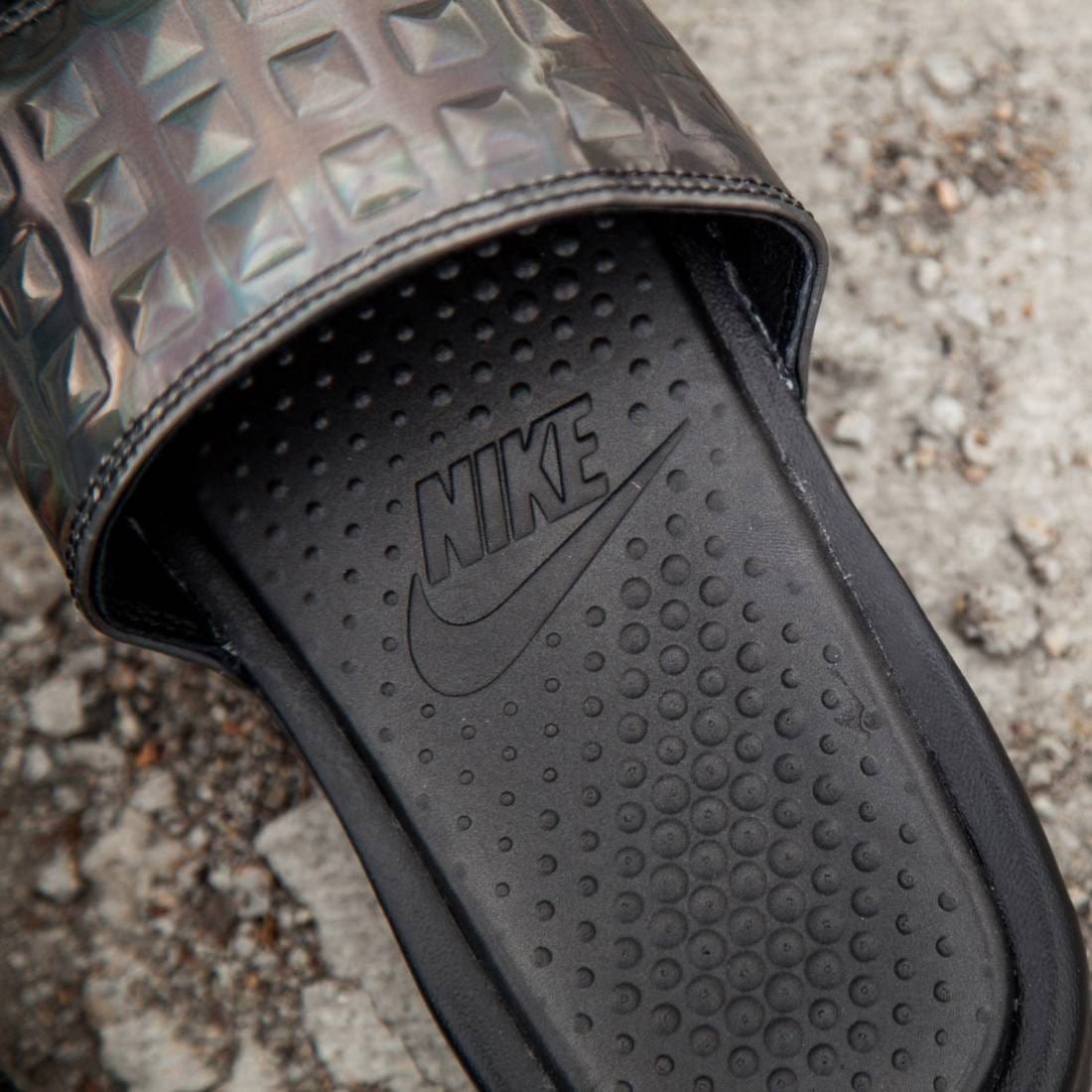 NIKE W BENASSI JDI ULTRA PREMIUM Black & SIlver - Kick Game