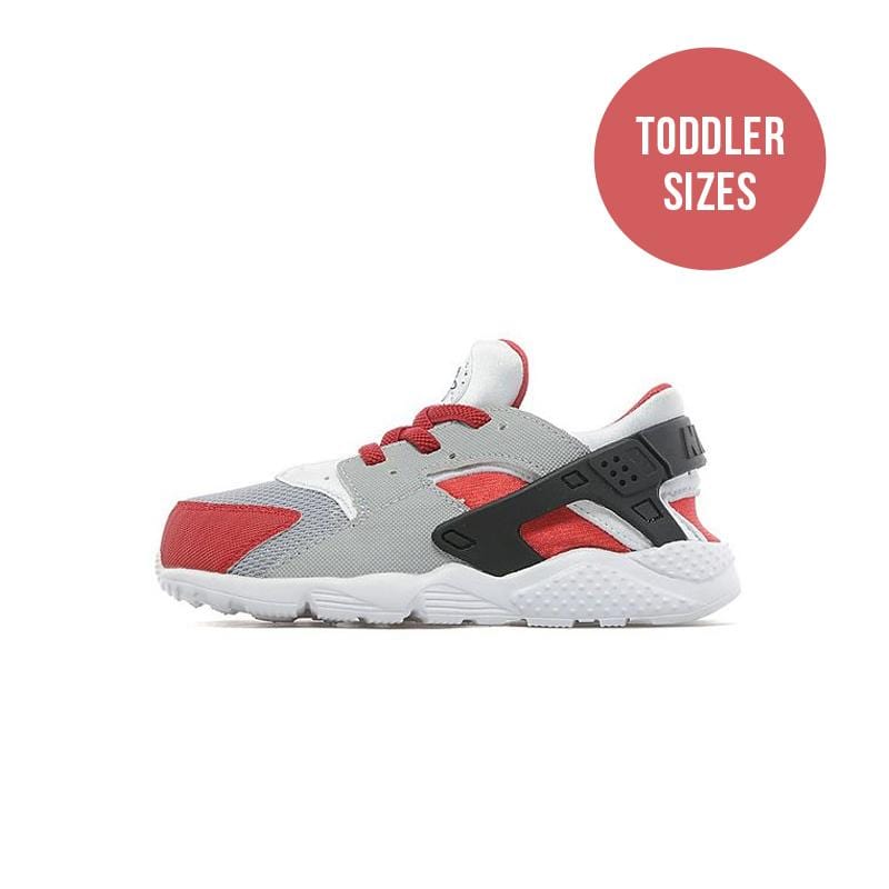 Nike Air Huarache Toddlers 'Wolf Grey-Bright Crimson-Black' - Kick Game