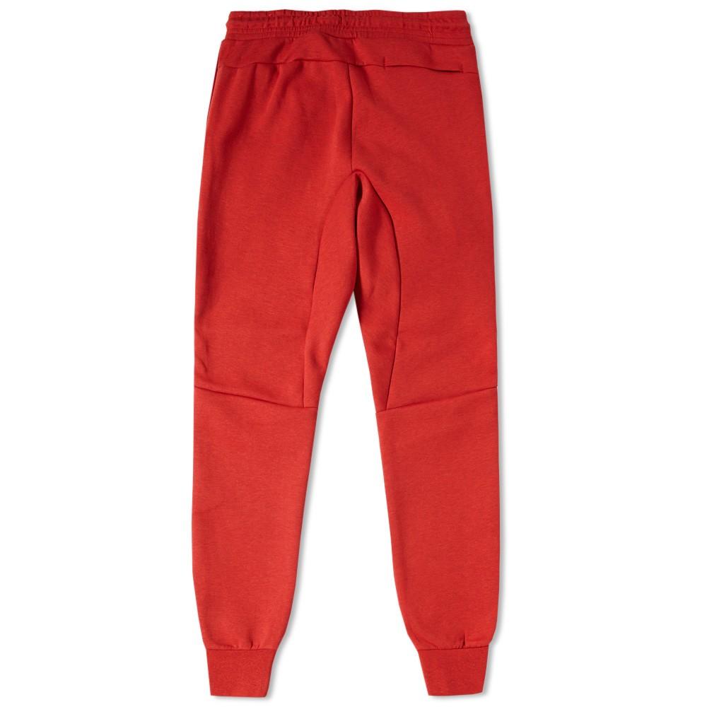 NIKE TECH FLEECE PANT Light University Red Heather - Kick Game