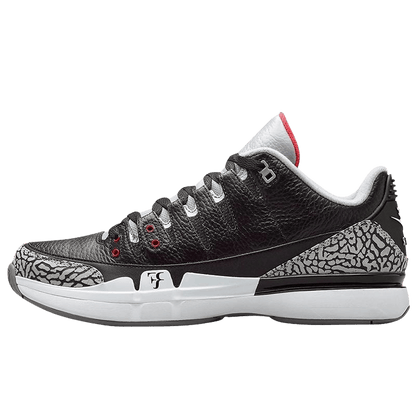 Nike Zoom Vapor Air Jordan 3 "Black-Cement" - Kick Game