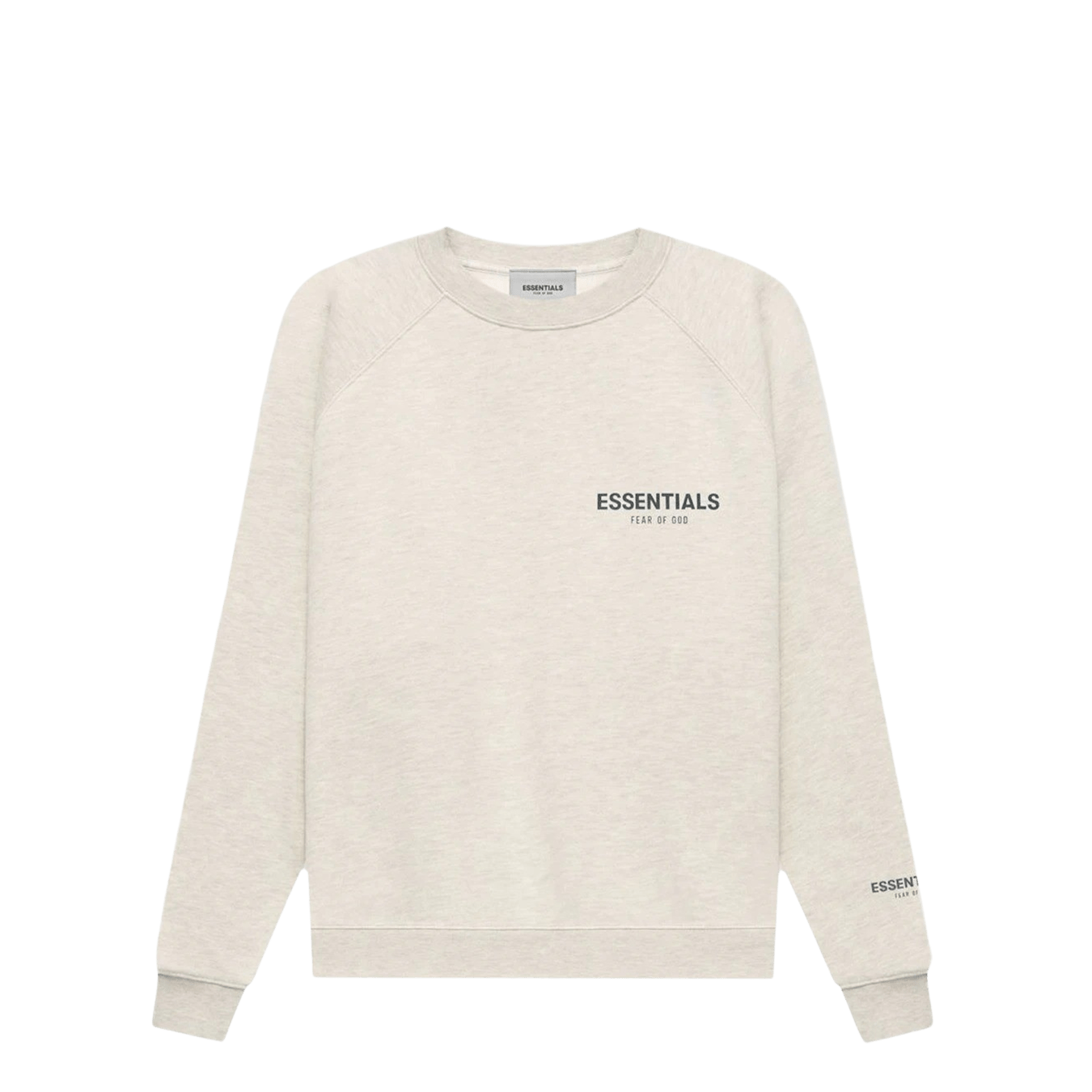 Fear of God Essentials Core Collection Pullover Crewneck Light Heather ...