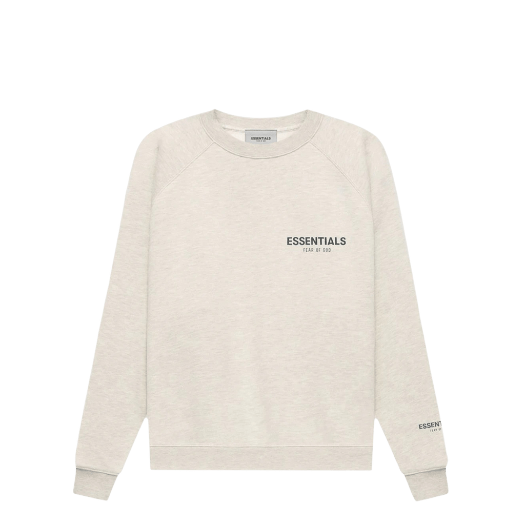 Fear of God Essentials Core Collection Pullover Crewneck Light Heather Kick Game
