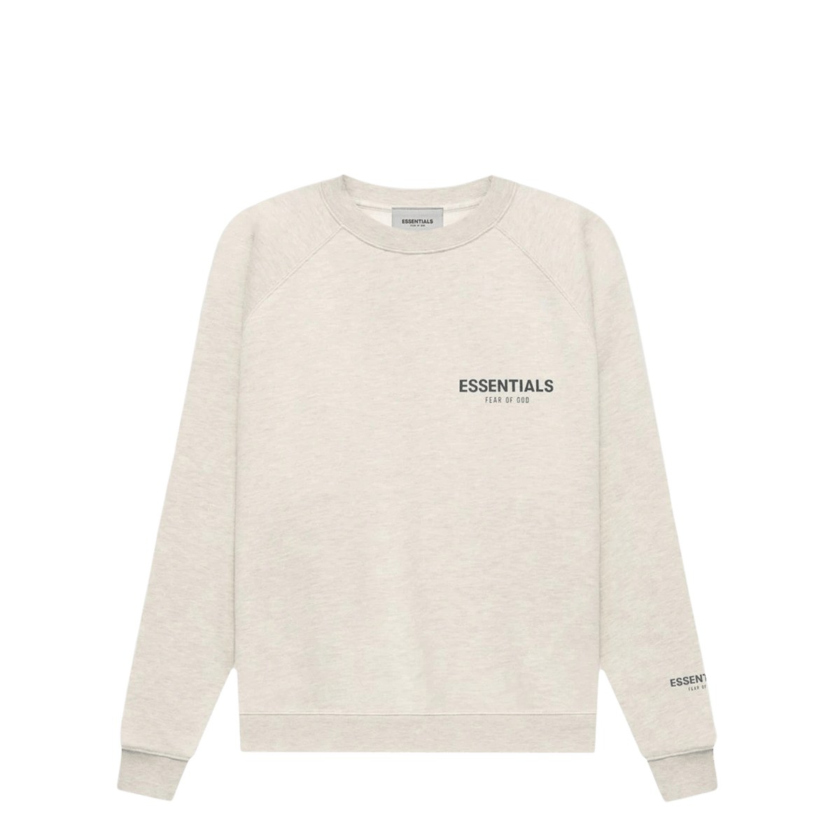 Fear of God Essentials Core Collection Pullover Crewneck Light Heather Oatmeal - Kick Game