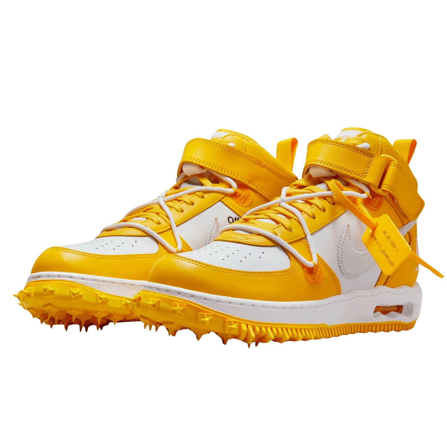 Off-White x Nike Air Force 1 Mid 'Varsity Maize' - Kick Game