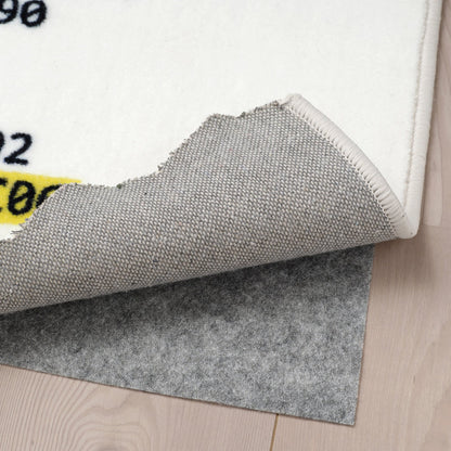 Virgil Abloh x IKEA MARKERAD "RECIEPT" Rug White/Black - Kick Game