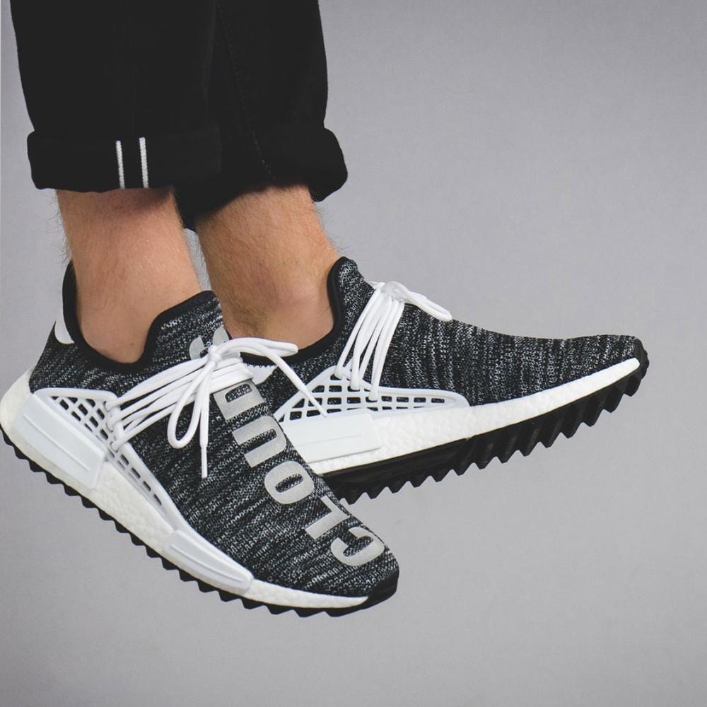 Pharrell Williams x adidas NMD Human Race Trail Core Black-White - Kick Game