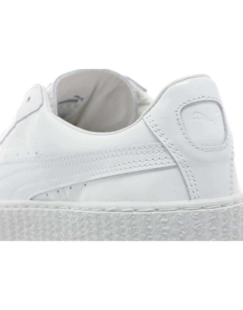 Fenty x Wmns Patent Leather Creepers 'Glossy White' - Kick Game