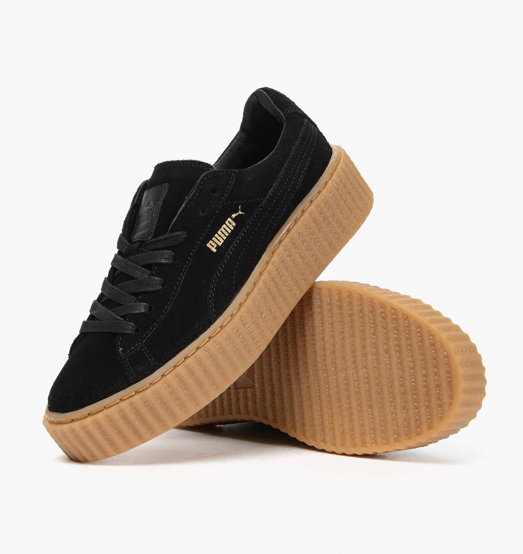 Rihanna x PUMA Suede Creeper Black-Gum - Kick Game
