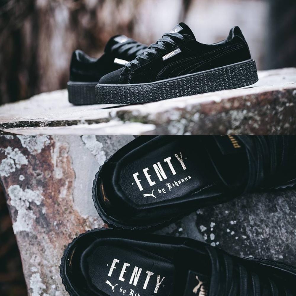 PUMA X FENTY CREEPER VELVET Black - Kick Game
