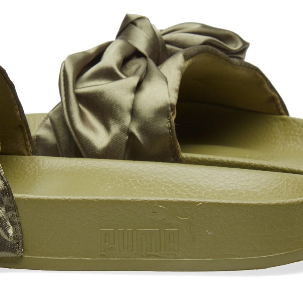 Puma x Fenty by Rihanna Bow Slide "Olive Branch" - Kick Game