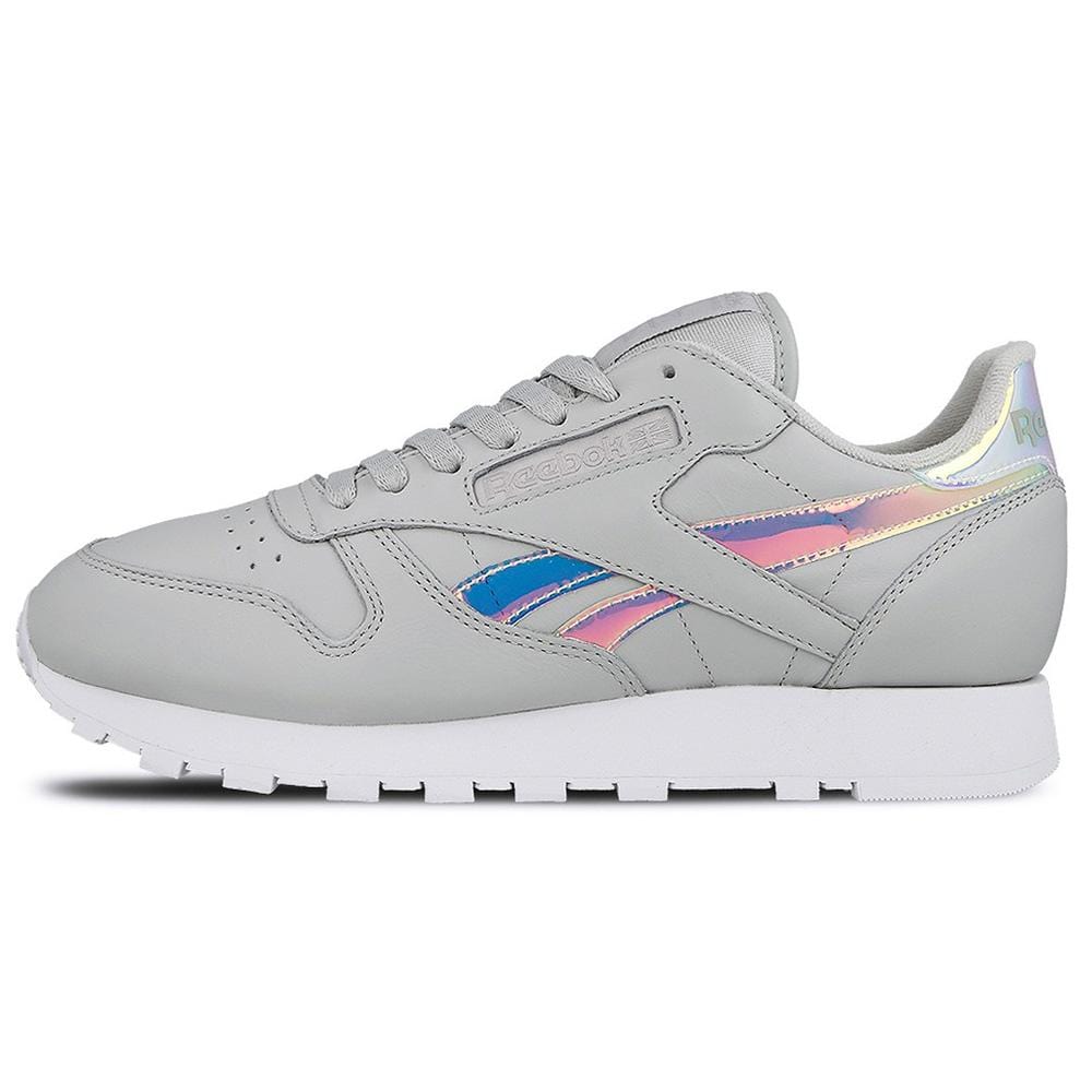Reebok Classic Leather Iridescent Skull Grey-White - Kick Game