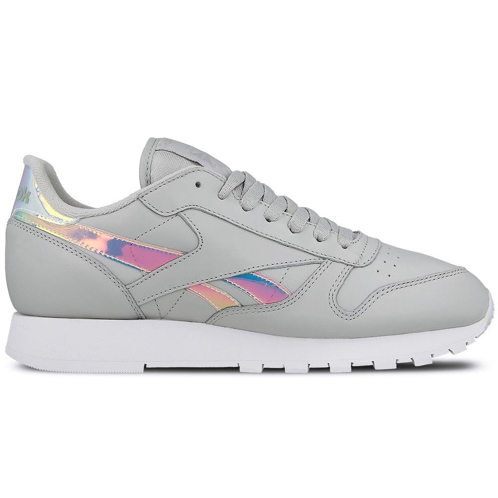 Reebok Classic Leather Iridescent Skull Grey-White - Kick Game