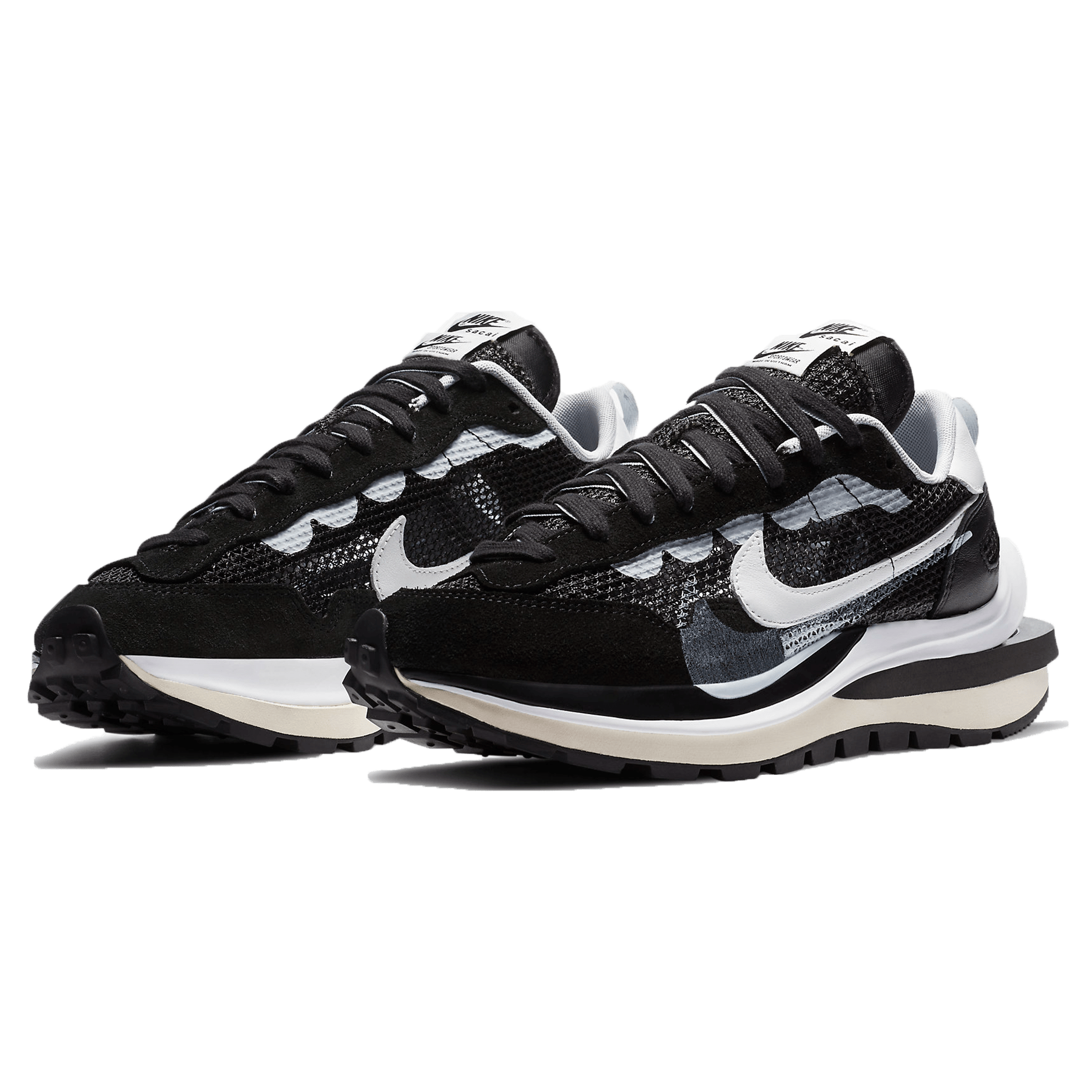 sacai x Nike VaporWaffle 'Black White' - Kick Game