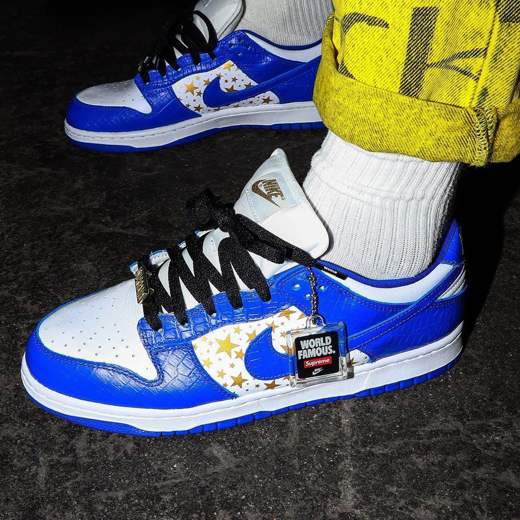 Supreme x Nike Dunk Low OG SB QS 'Hyper Royal' - Kick Game