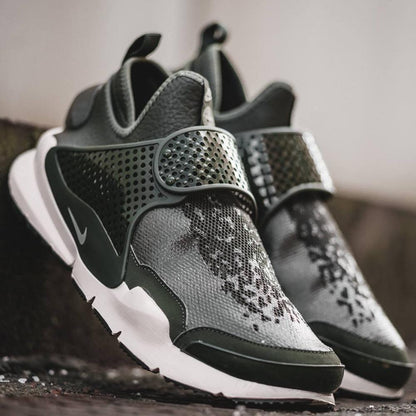 Nike x Stone Island Sock Dart Mid - Sequoia & Light Orewood - Kick Game