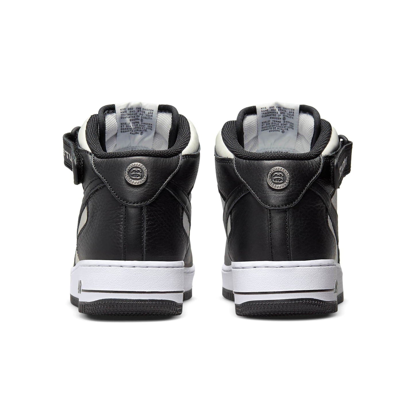Stussy x Nike Air Force 1 Mid 'Black White' - Kick Game