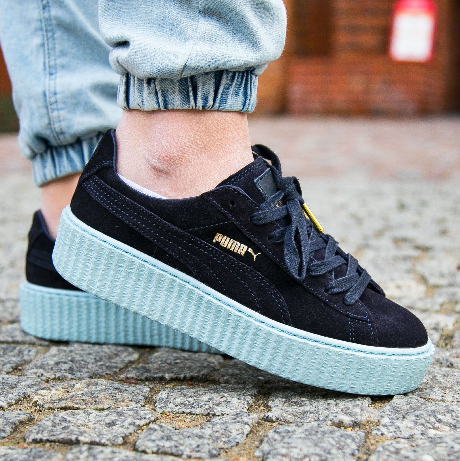 Rihanna puma creepers black cheap