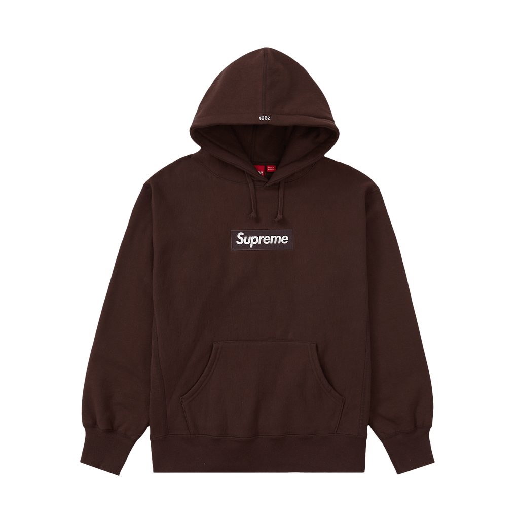 Supreme Box Logo Hooded Sweatshirt 'Dark Brown' - Kick Game