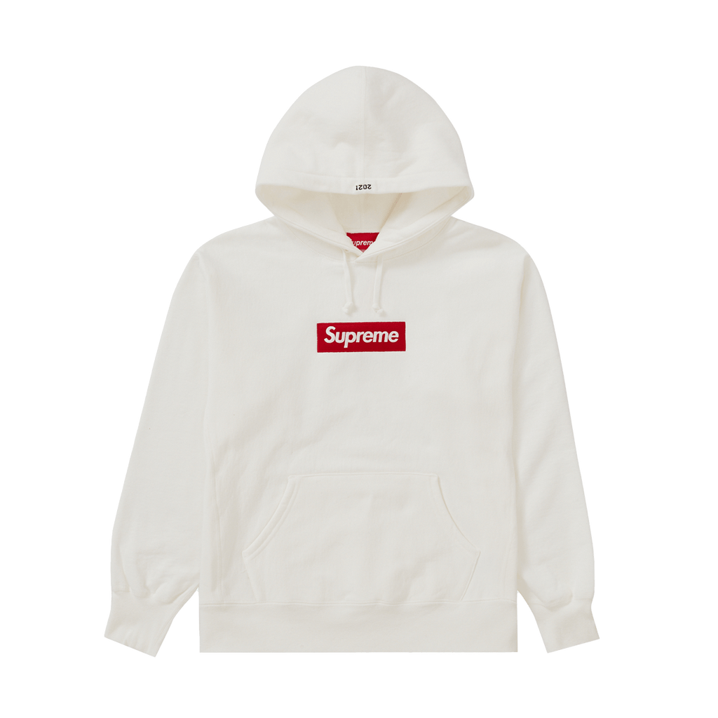 Supreme Box Logo Hooded Sweatshirt 'White' - Kick Game