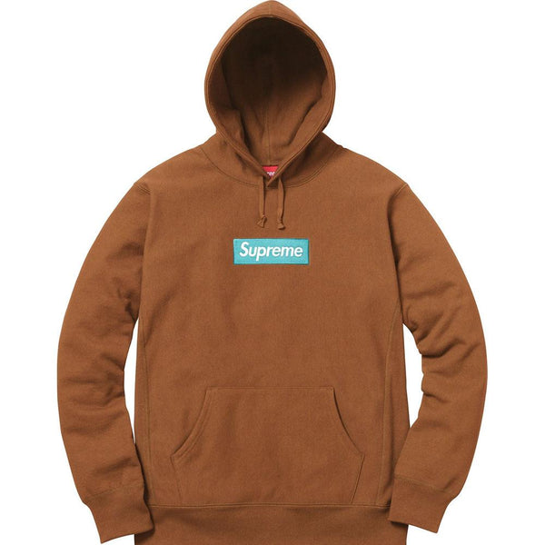 Supreme Box Logo Hooded Sweatshirt (FW17) Rust — Kick Game