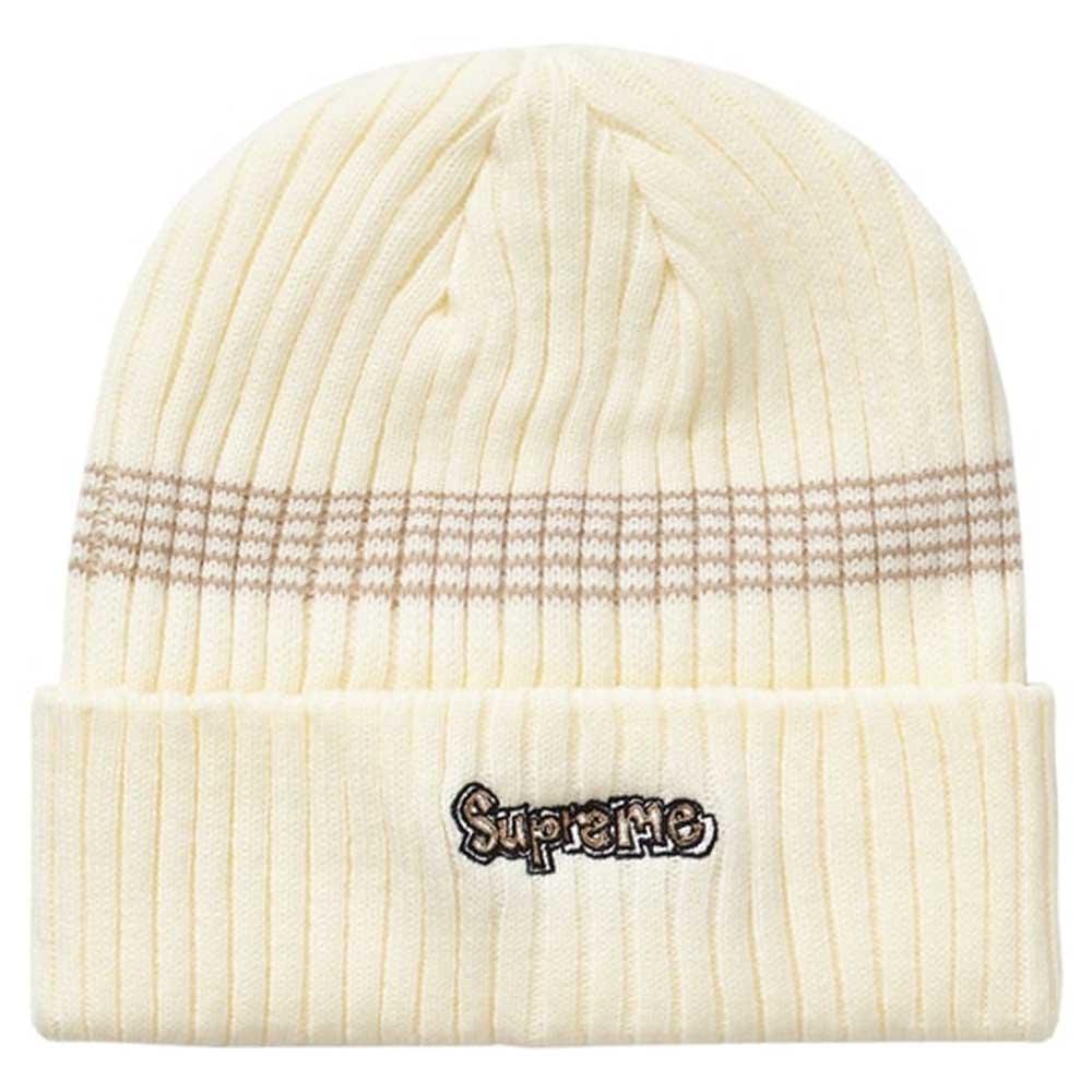 Supreme Gonz Logo Beanie Cream - Kick Game
