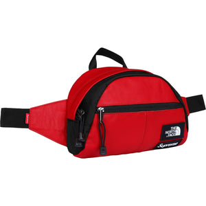Supreme-The North Face Leather Roo II Lumbar Pack - Red
