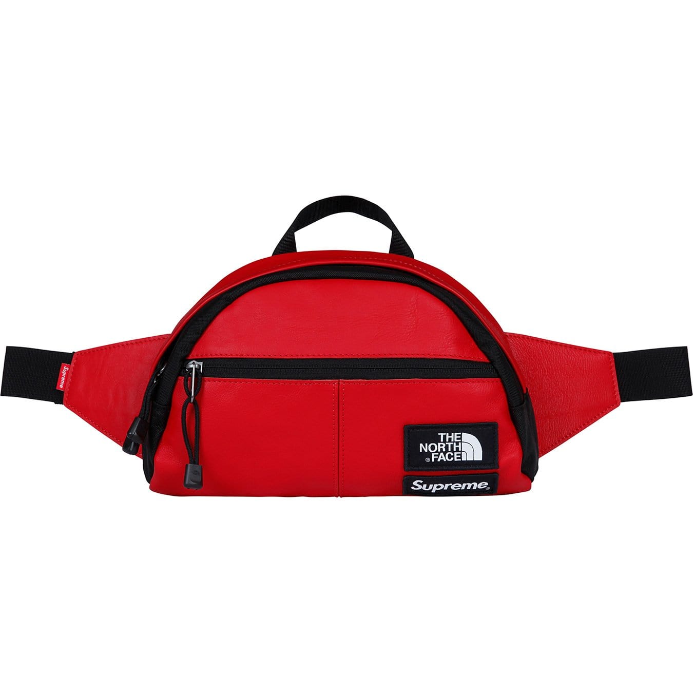 Supreme-The North Face Leather Roo II Lumbar Pack - Red - Kick Game