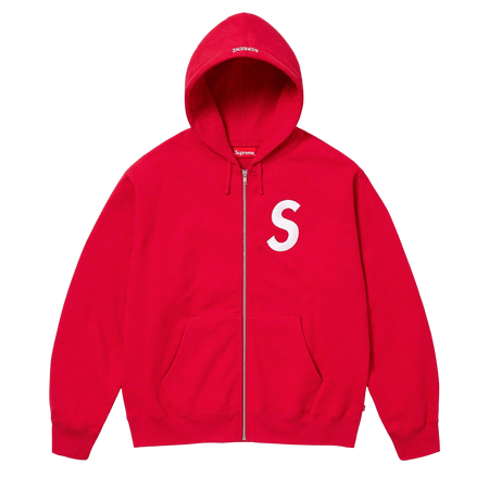 S Logo Hooded Fleece Jacket Supreme The North Face S Logo Fleece Red Size Medium New Condition