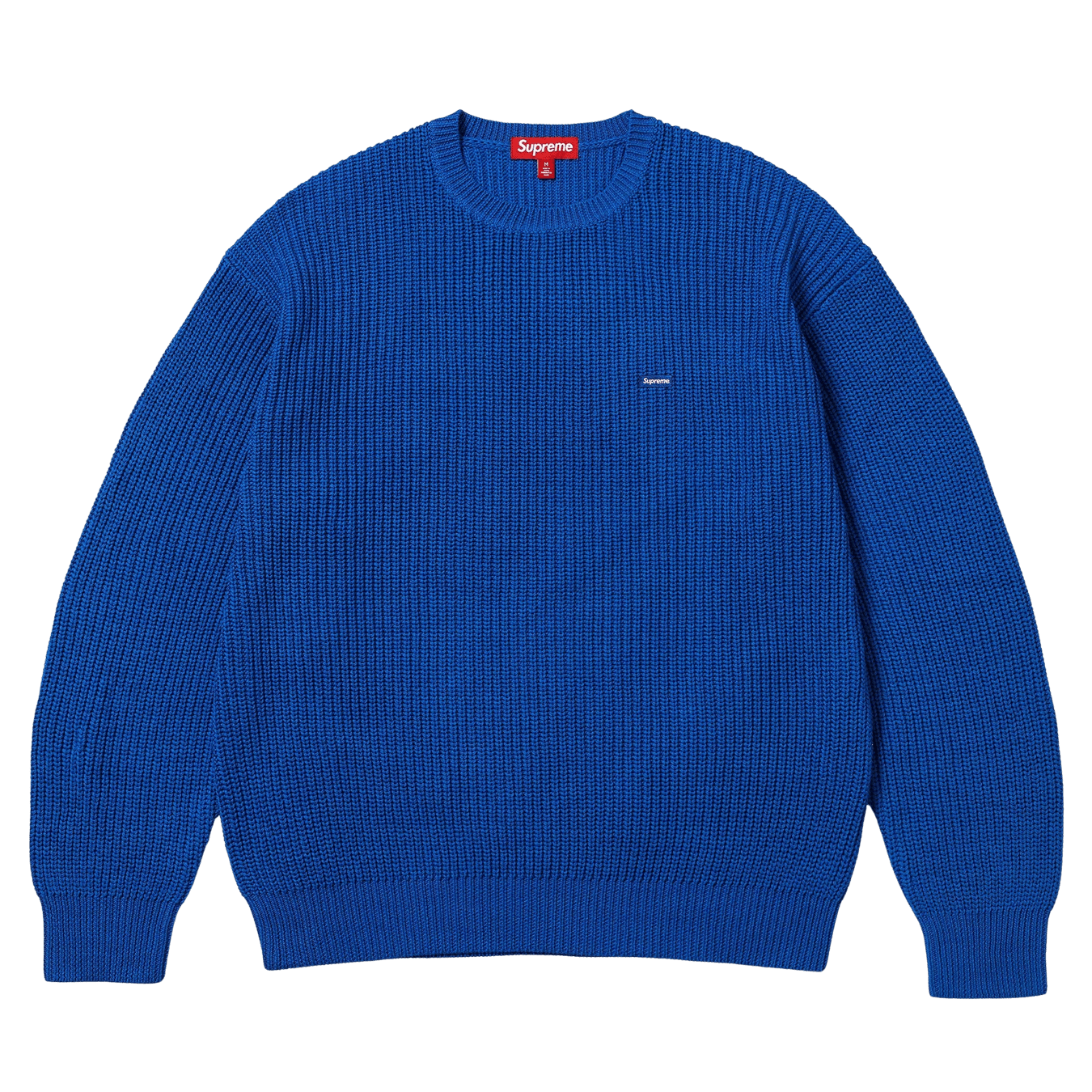 Supreme Small Box Ribbed Sweater 'Royal' - Kick Game
