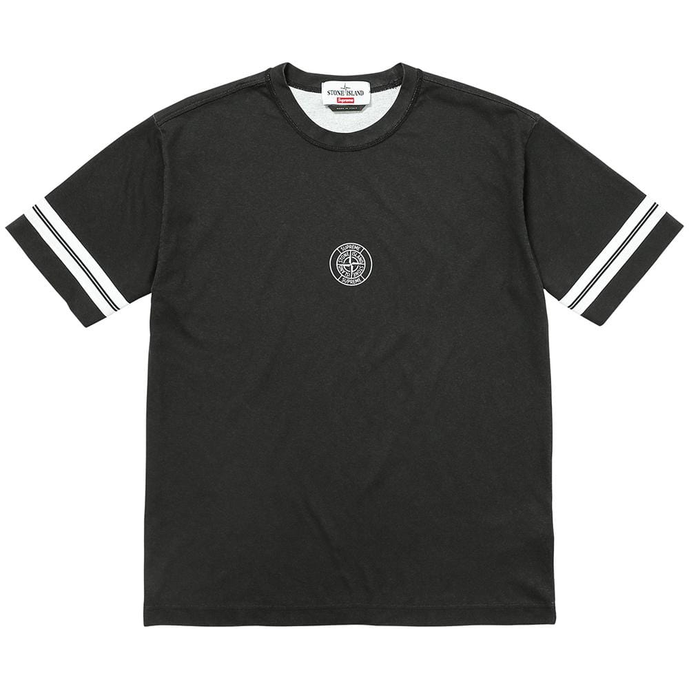 Supreme-Stone Island S-S Top - Black - Kick Game