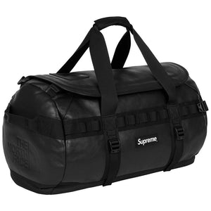 Supreme-The North Face Leather Base Camp Duffel - Black