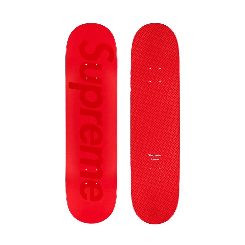 Supreme Tonal Box Logo Skateboard 'Red' - Kick Game