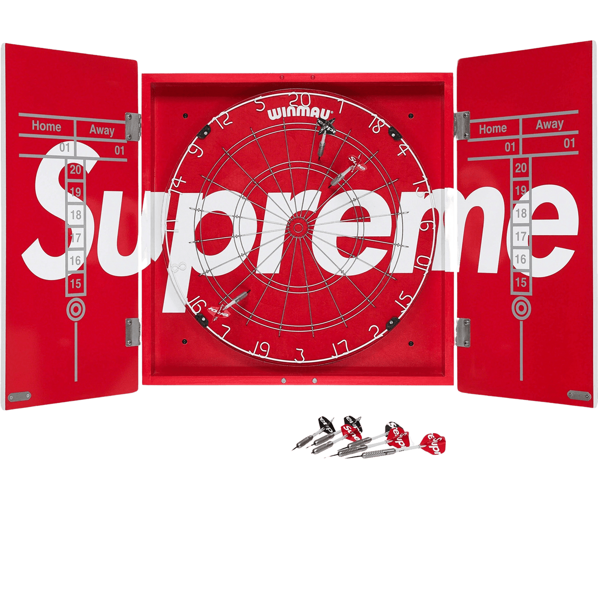 Supreme Winmau Dartboard Set 'White' - Kick Game