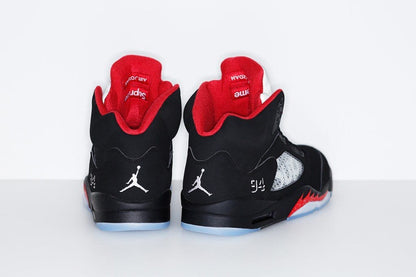 AIR JORDAN 5 RETRO SUPREME "SUPREME" Black - Kick Game