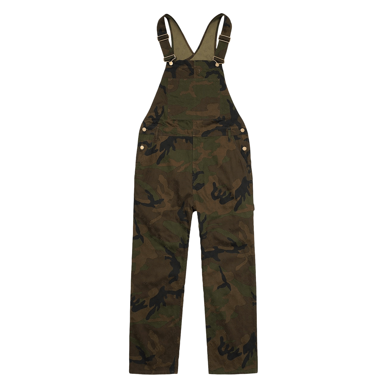 Supreme x Louis Vuitton Jacquard Denim Overalls 'Camo' - M