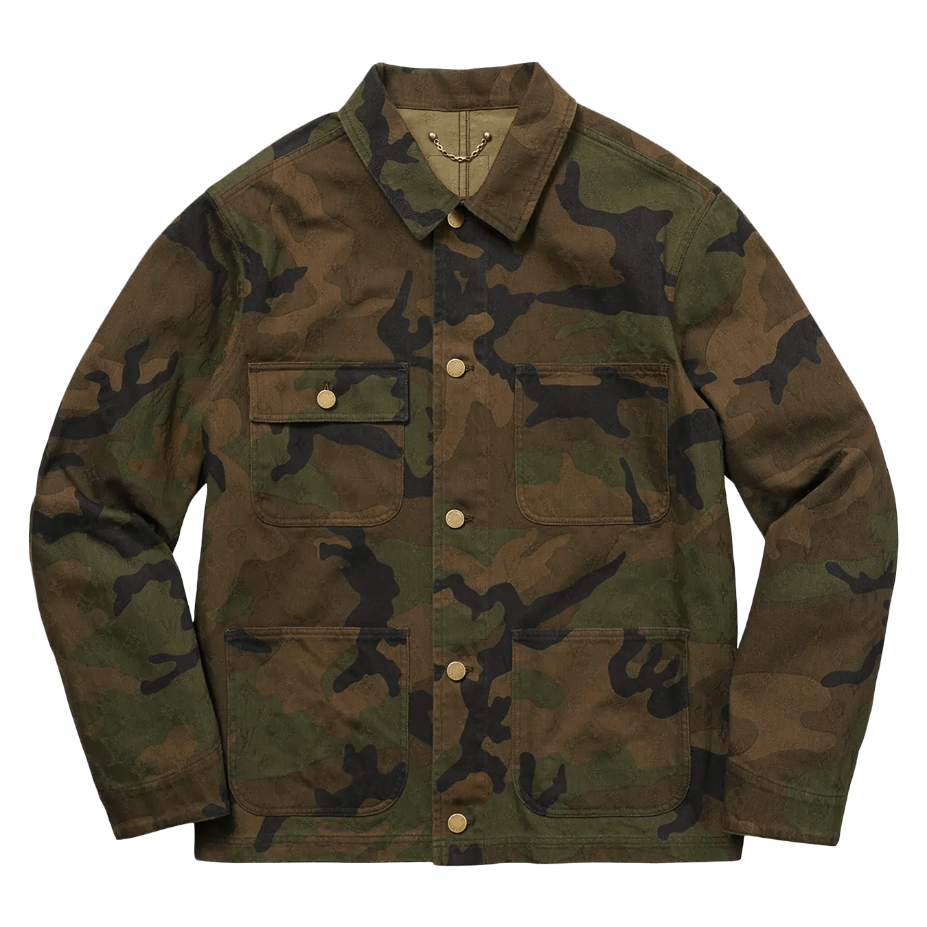 Supreme x Louis Vuitton Jacquard Denim Trucker Jacket 'Camo' - Kick Game