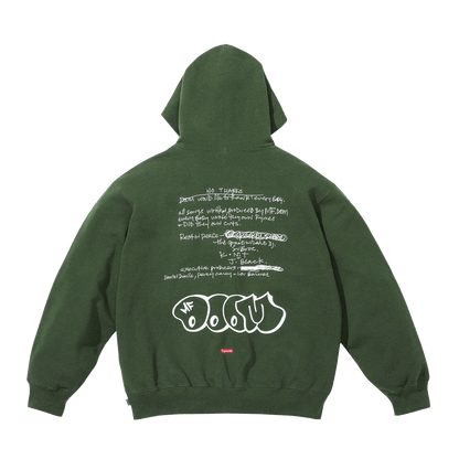 Supreme x MF DOOM Hooded Sweatshirt 'Green' - Kick Game